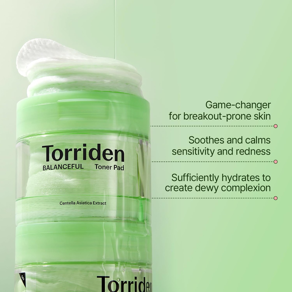 Torriden Balanceful Toner Pad 60 pads, 180ml — detalle 3