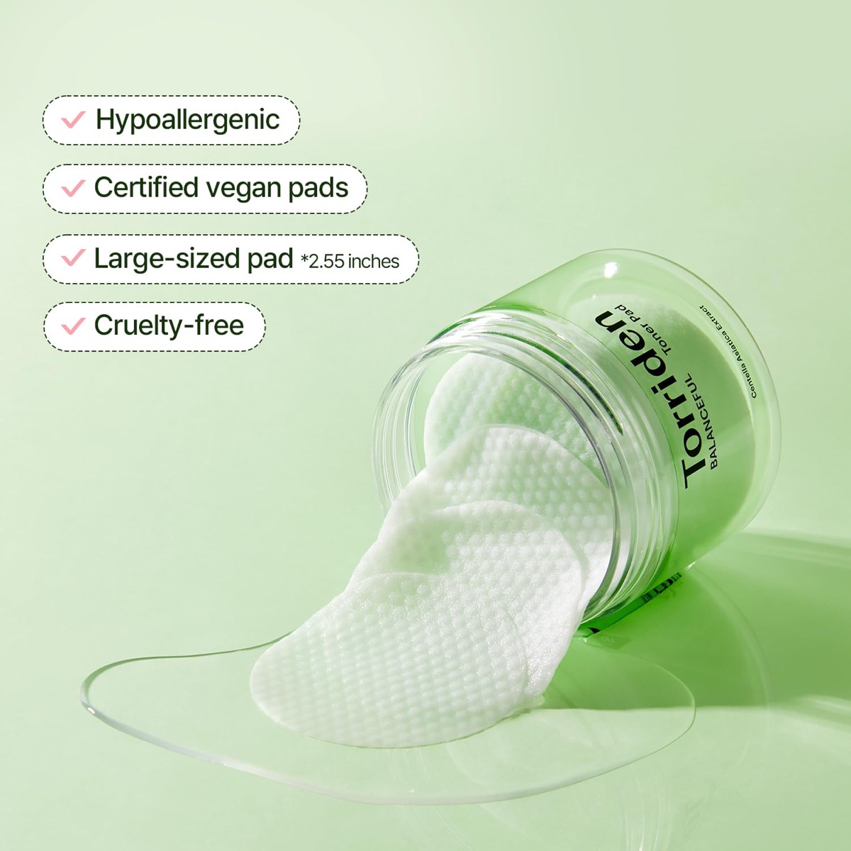 Torriden Balanceful Toner Pad 60 pads, 180ml — detalle 5