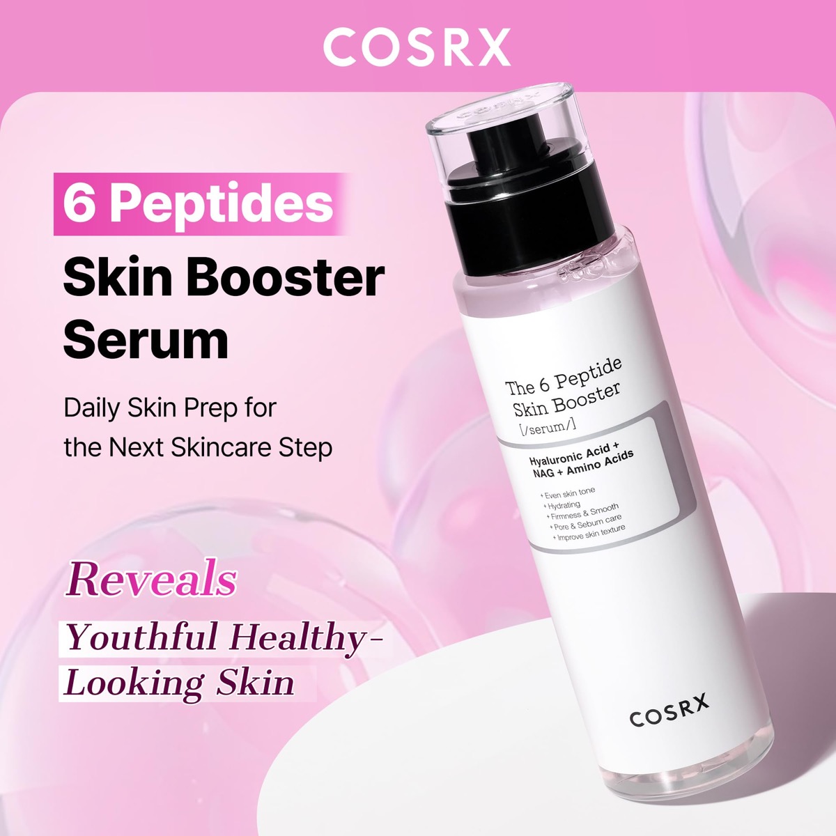 COSRX The 6 Peptide Skin Booster Serum 150ml — detalle 3