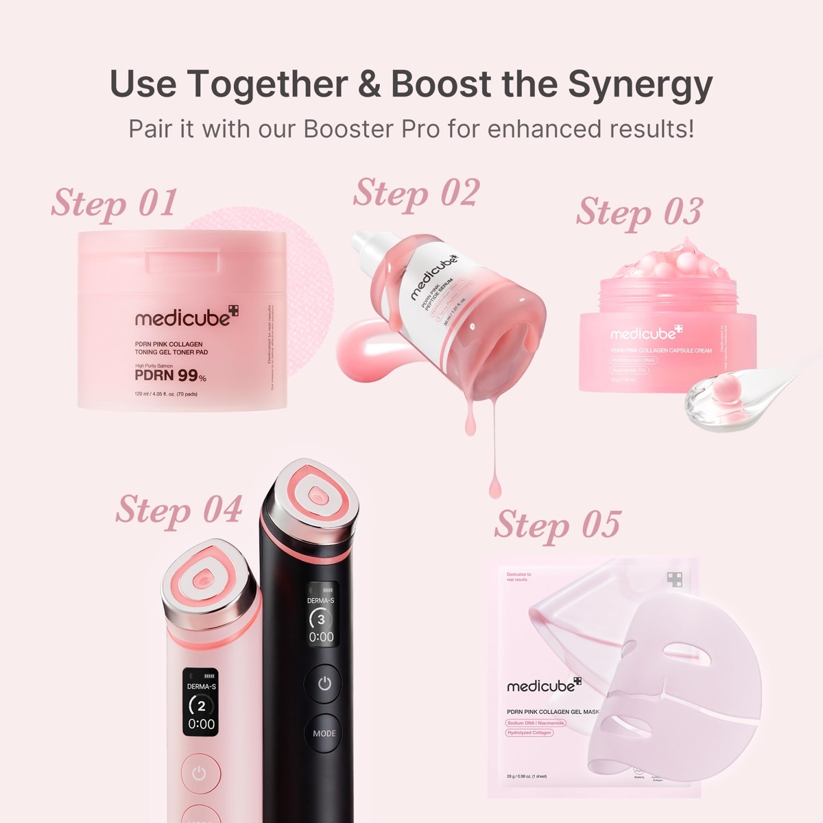 medicube PDRN Pink Peptide Serum 30ml — detalle 6